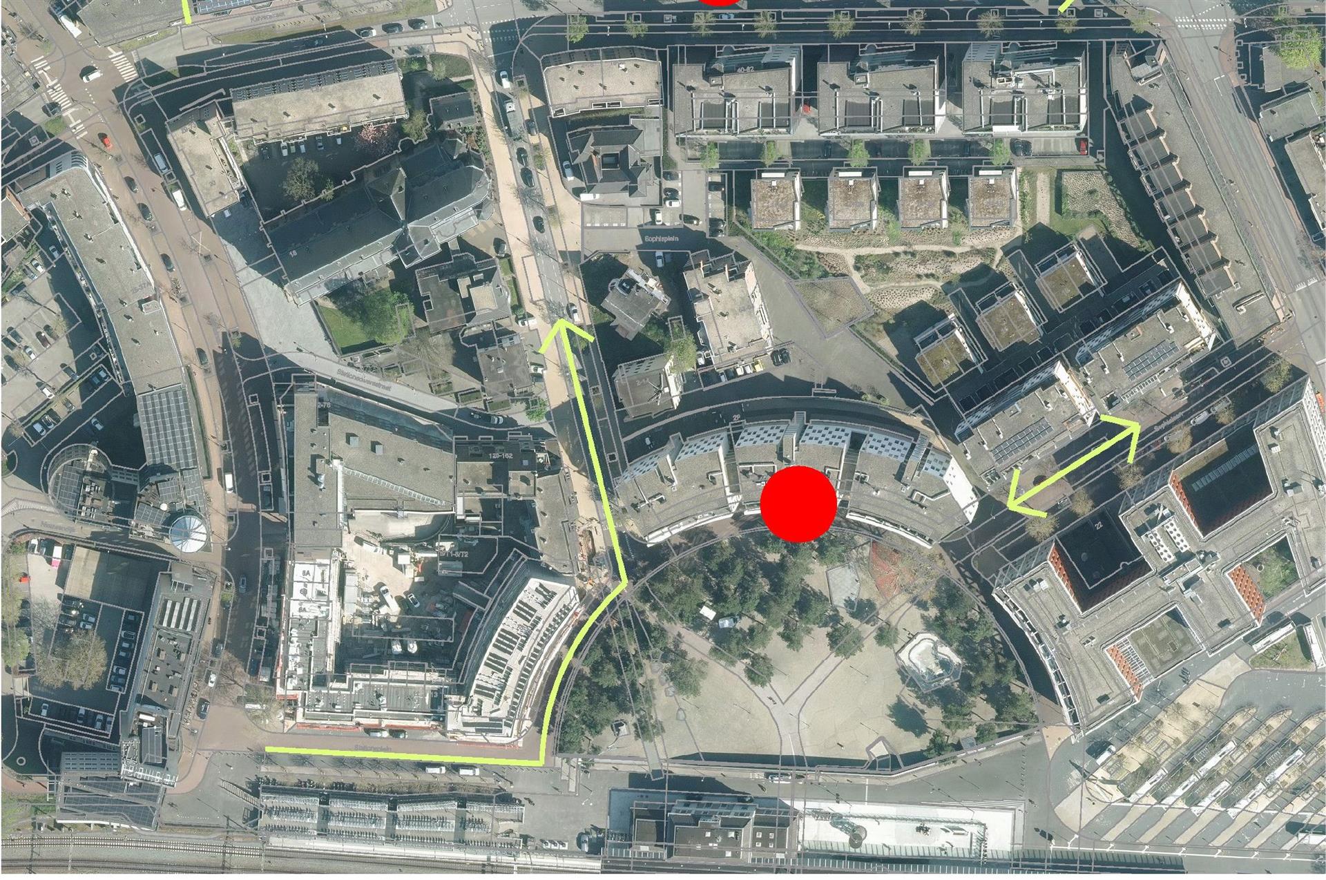 Afsluiting op het Stationsplein in Apeldoorn als gevolg van nieuw verkeersbeleid