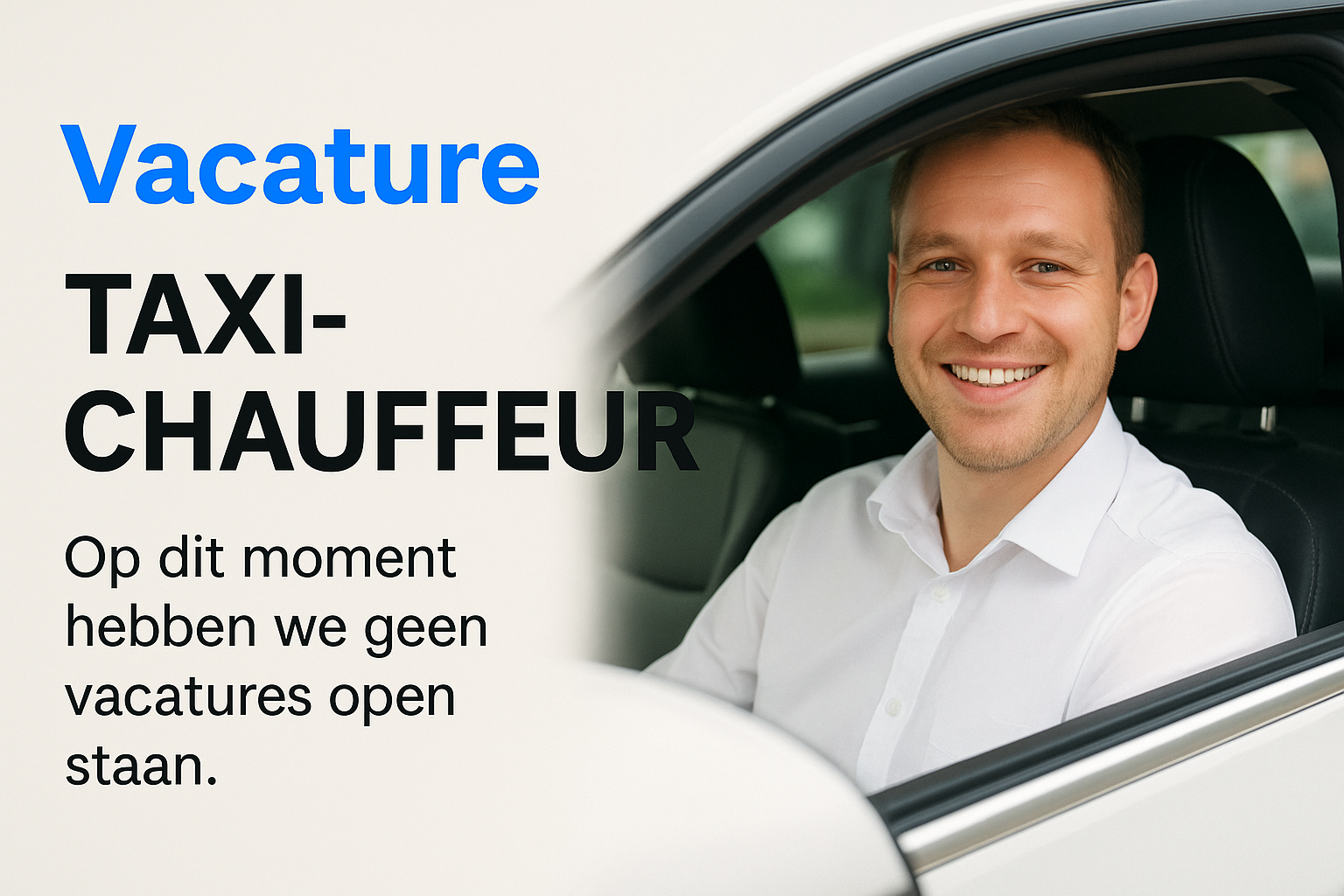 Vacature bij Taxi Modderkolk