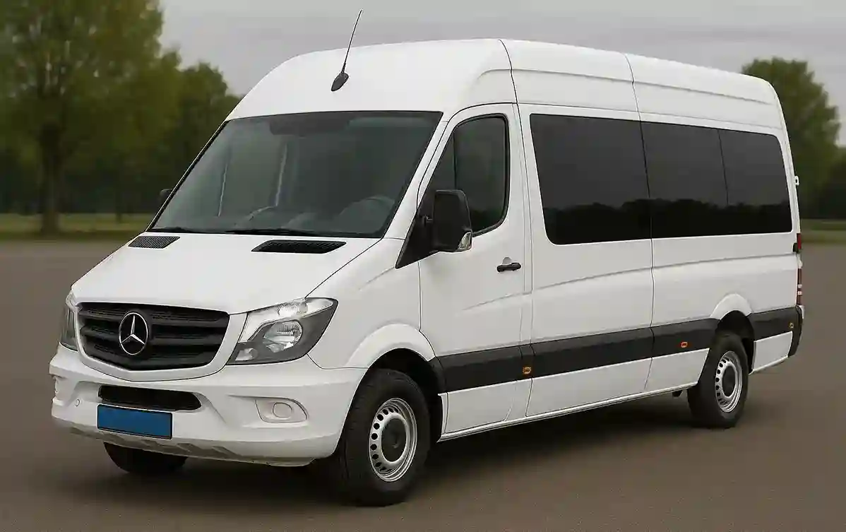 Mercedes Sprinter taxibus van Taxi Modderkolk