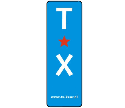 TX Keurmerk sticker Taxi Modderkolk